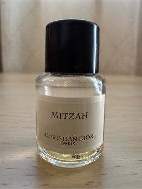 Dior Mitzah Small Bottle with Black Cap and Cream Label